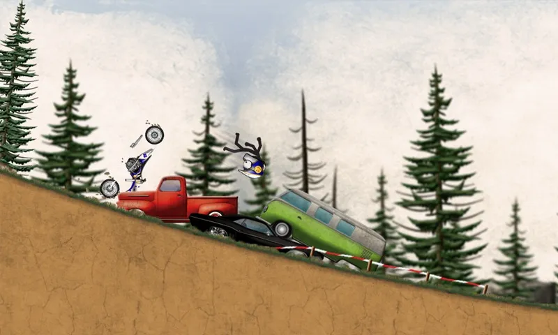 Stickman Downhill Motocross v4.1 APK Мод (Всё открыто) Screenshot 3 Stickman Downhill Motocross v4.1 APK Мод (Всё открыто) Screenshot 3