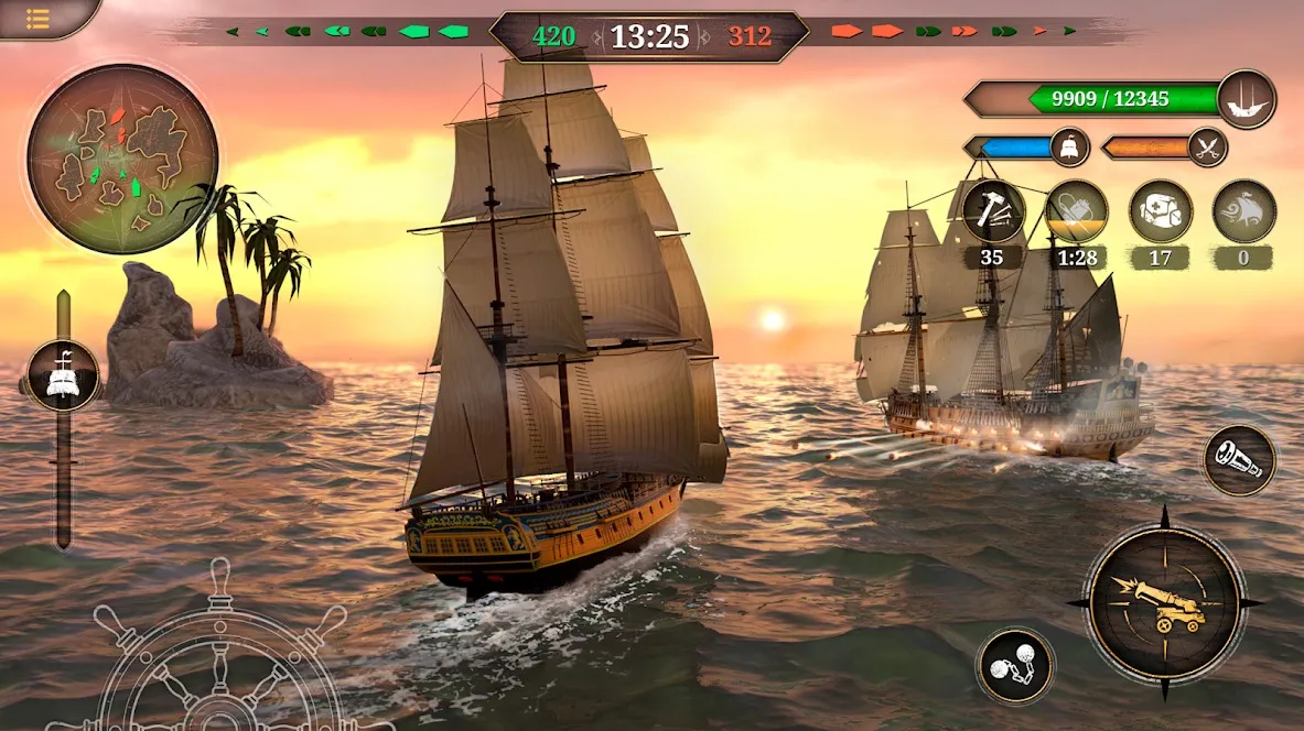 King of Sails: Морской бой Screenshot 1