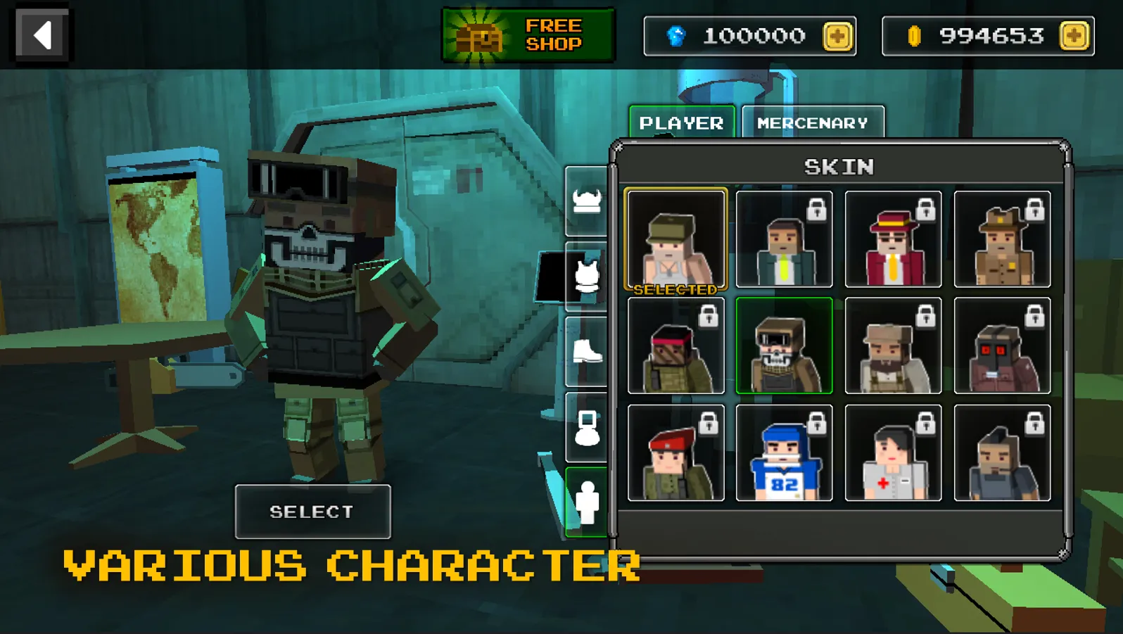 Pixel Z Gunner v5.7.3 APK Мод (Режим бога) Screenshot 3