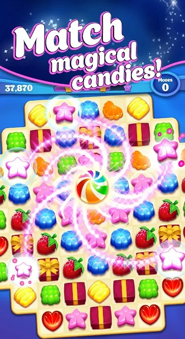 Crafty Candy – Match 3 Game [мод: много бонусов] Screenshot 2