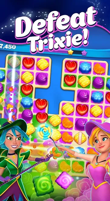 Crafty Candy – Match 3 Game [мод: много бонусов] Screenshot 5