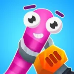 Скачать Worm out – Червяки и фрукты [мод: много денег] на Андроид