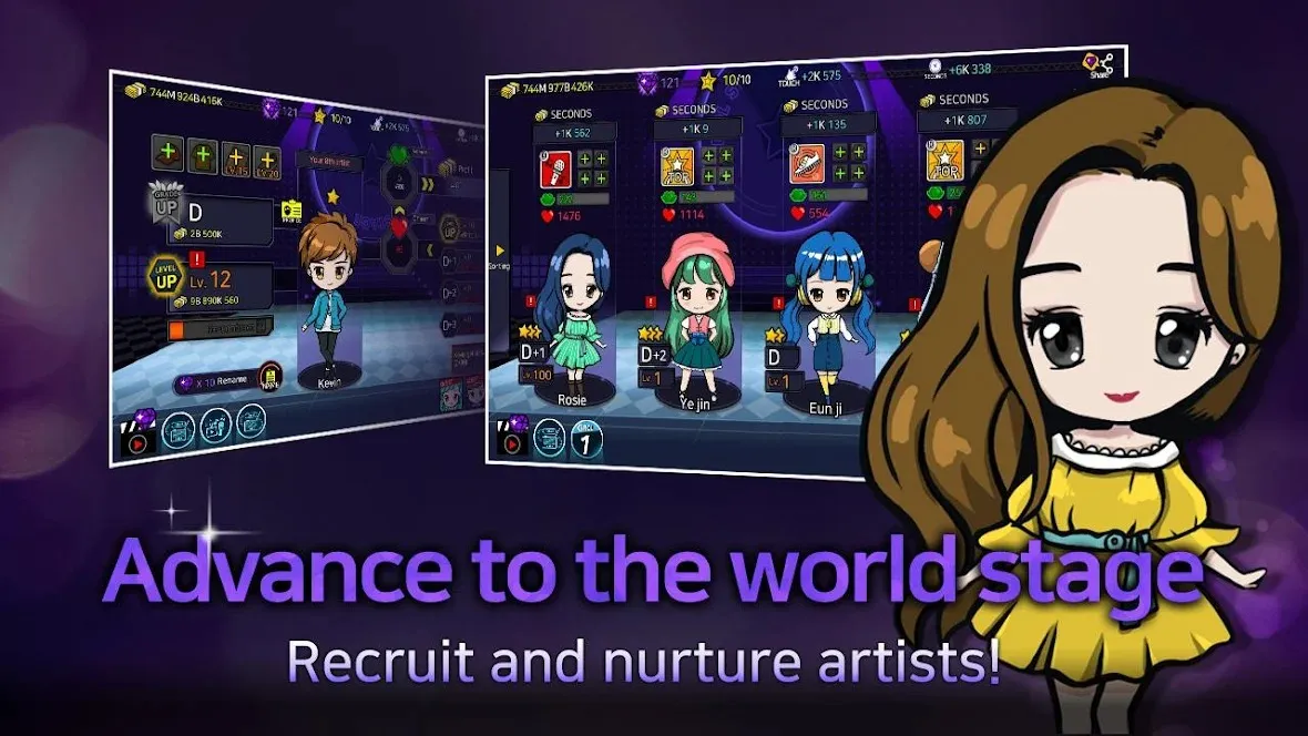 Idol Stage [мод: бесплатные покупки] Screenshot 3