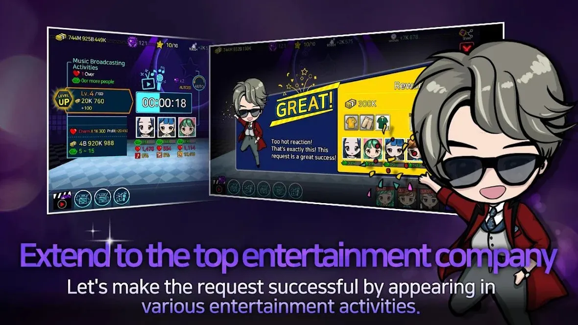 Idol Stage [мод: бесплатные покупки] Screenshot 4