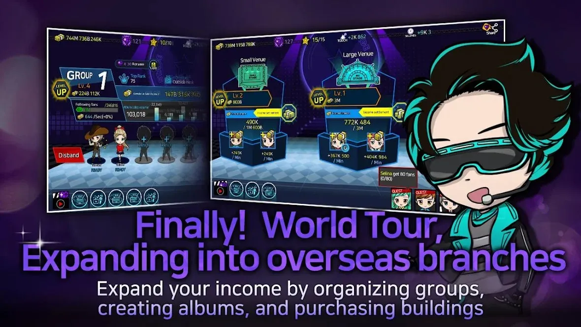 Idol Stage [мод: бесплатные покупки] Screenshot 5