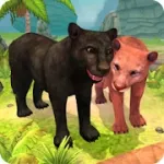 Скачать Симулятор Семьи Пантеры : Играй Онлайн [мод: много денег] на Андроид
