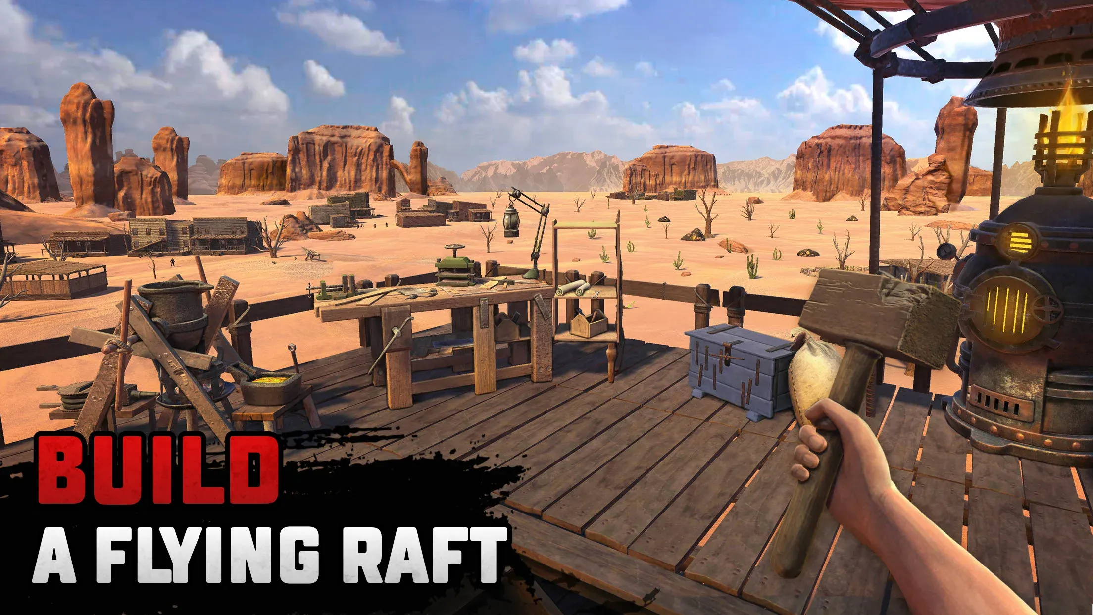 Raft® Survival: Desert Nomad v0.35.18 APK Мод (Меню, Много денег) Screenshot 2