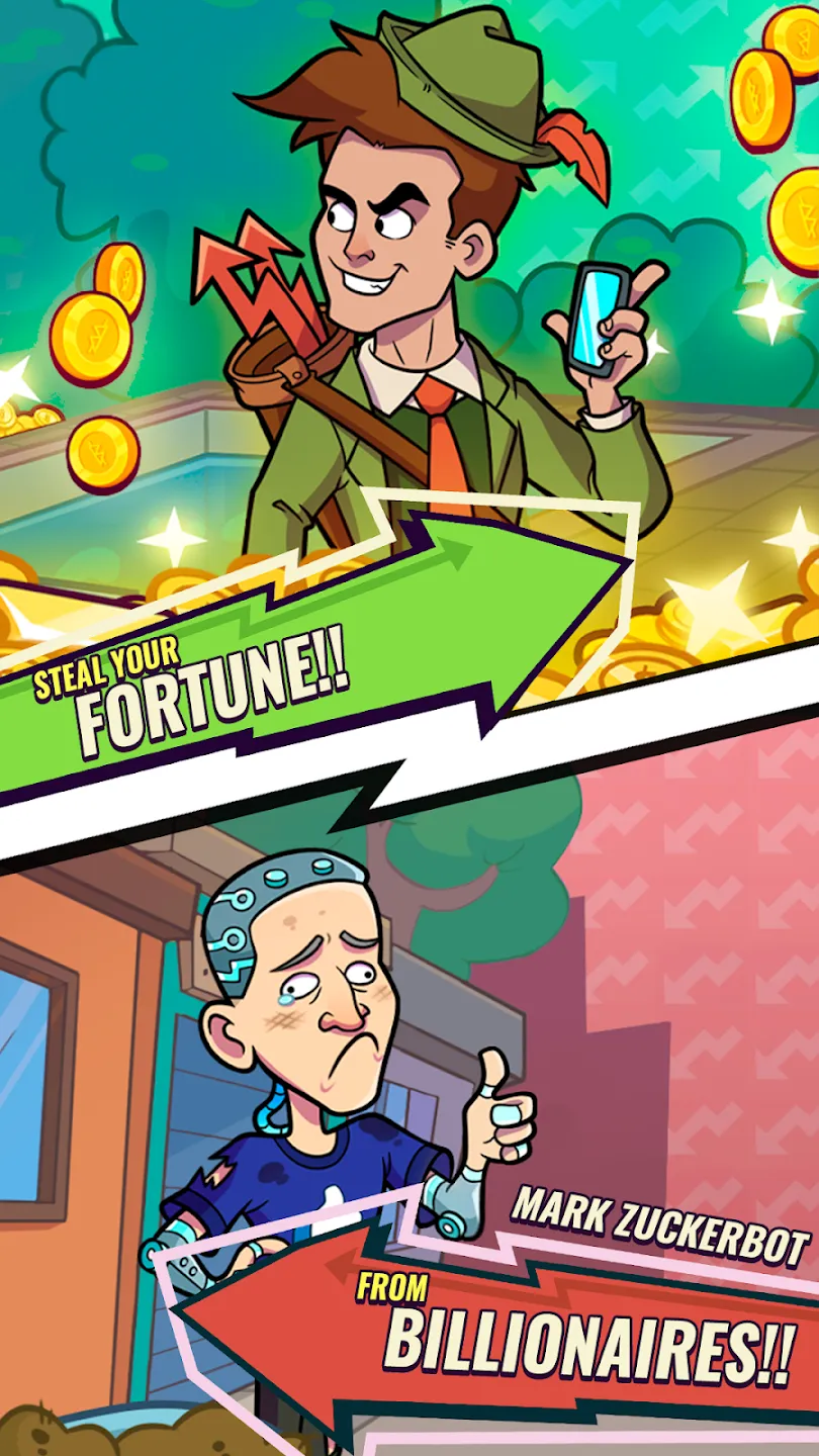 Rob the Rich [мод: много денег] Screenshot 2