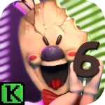 Скачать Ice Scream 6 Friends: Charlie Мод (Меню, Много ловушек и боеприпасов) на Андроид