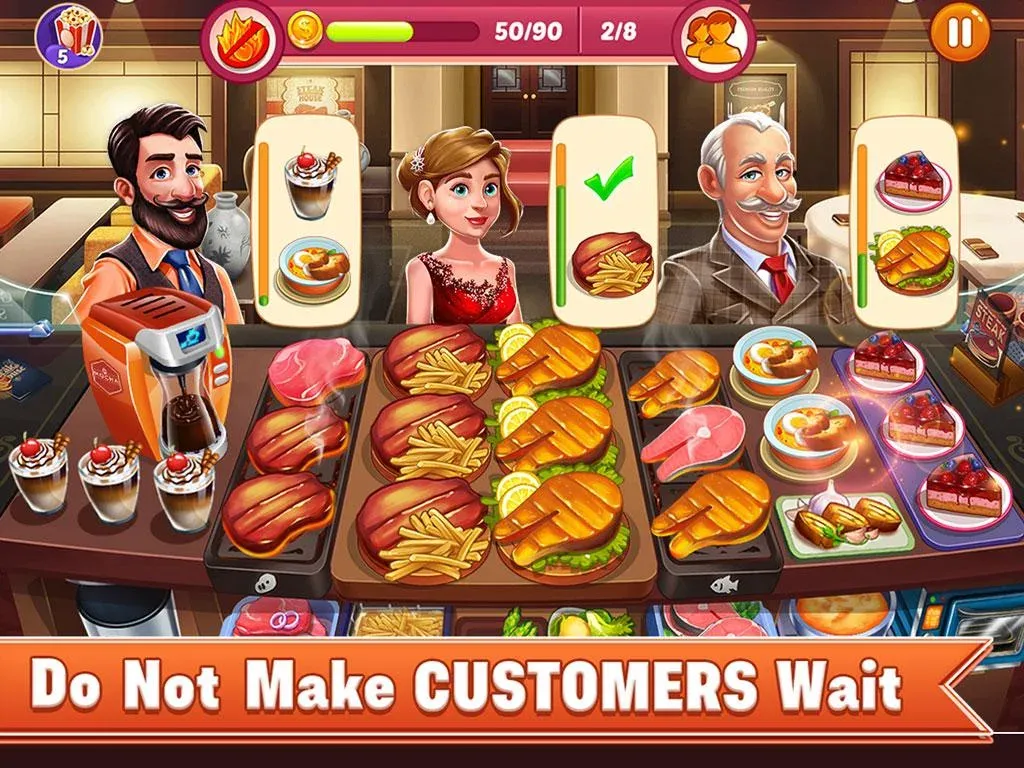 Cooking Chef Restaurant v3.8 APK Мод (Много денег) Screenshot 2