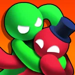 Скачать Noodleman.io:Fight Party Games [мод: много денег] на Андроид