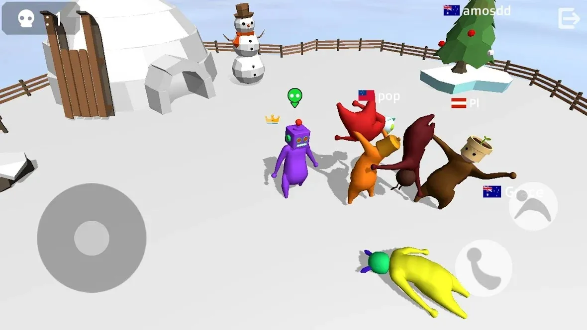 Noodleman.io:Fight Party Games [мод: много денег] Screenshot 1