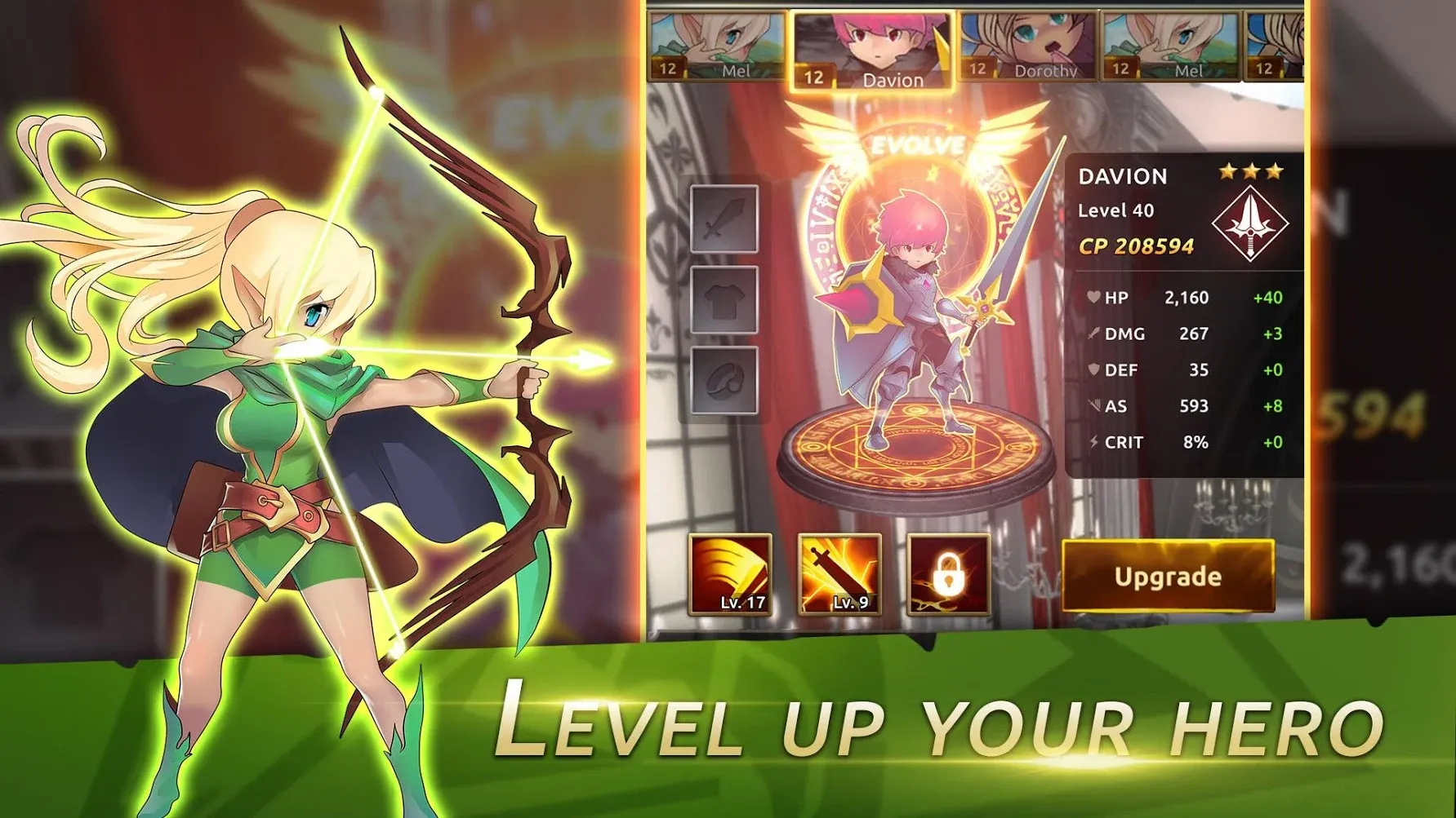 Knight War: Idle Defense Pro v1.1.9 APK Мод (Много денег) Screenshot 1 Knight War: Idle Defense Pro v1.1.9 APK Мод (Много денег) Screenshot 1