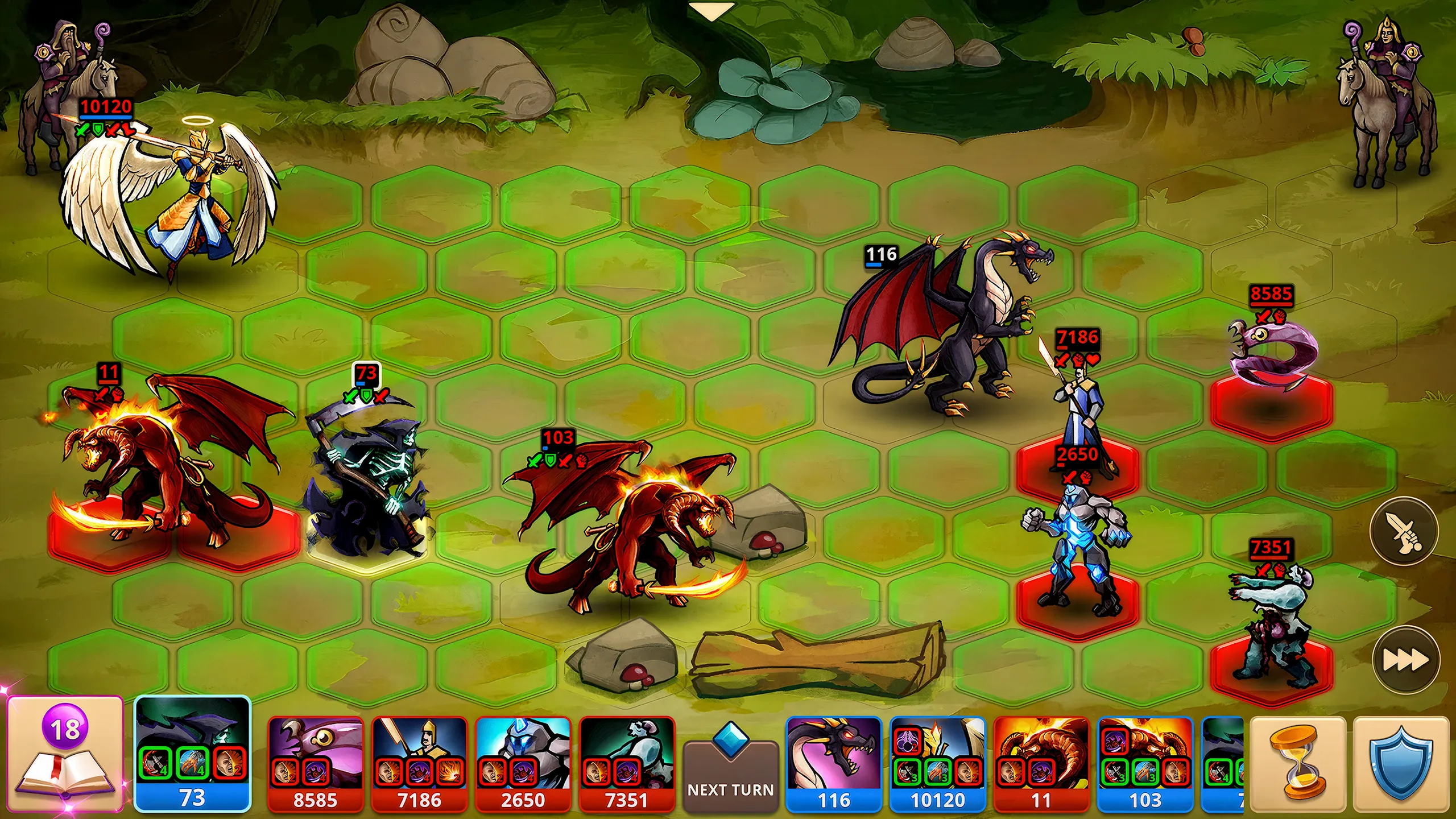 Magic War Legends v4.3.0 APK Мод (Меню, Много денег, Режим бога, Урон) Screenshot 5