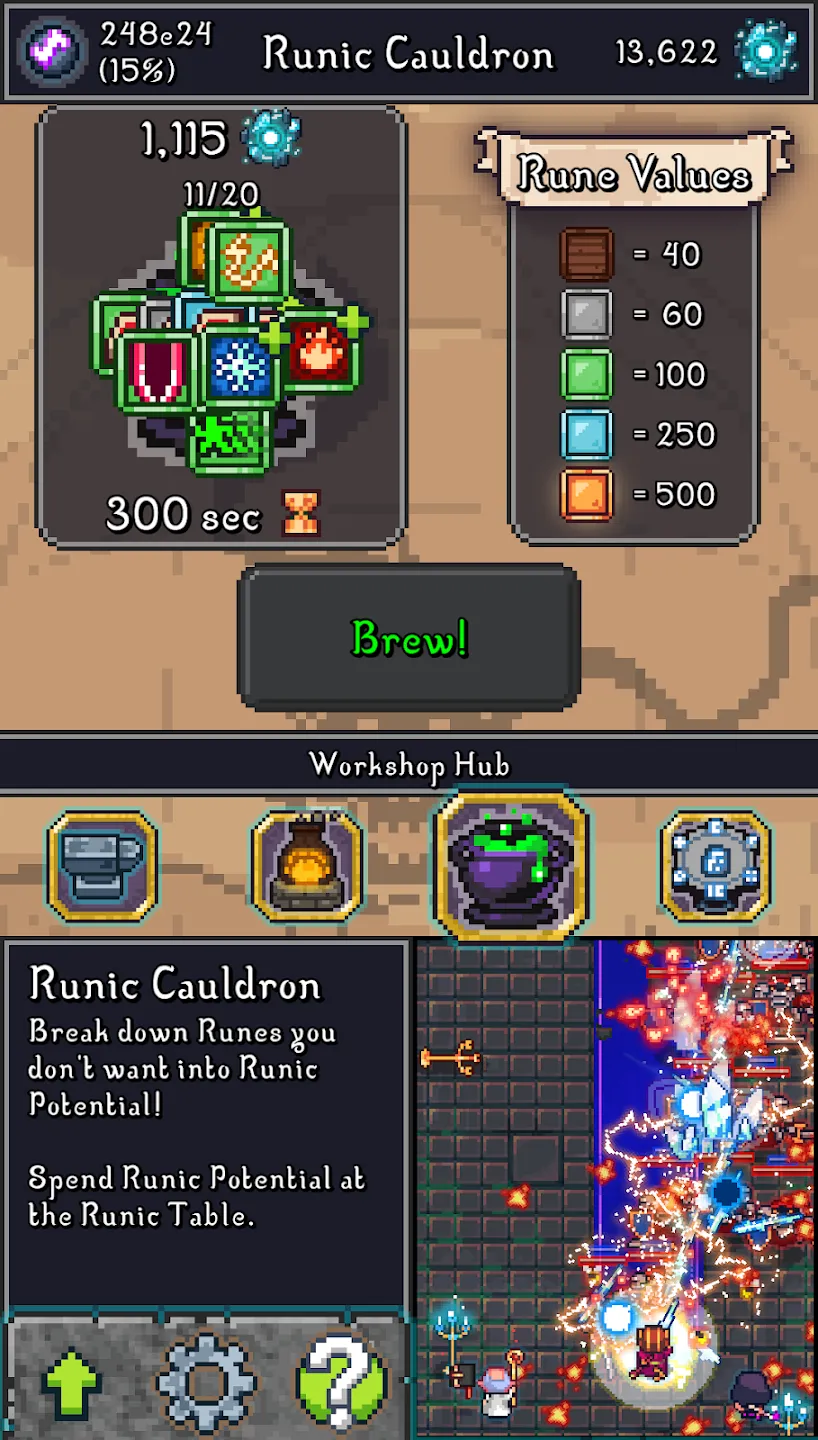 Tap Wizard v3.1.10 APK Мод (Много бриллиантов) Screenshot 5