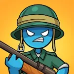 Скачать Stick Army: World War Strategy [мод: режим бога] на Андроид