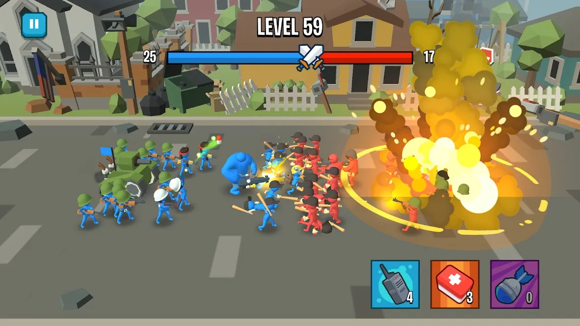 Stick Army: World War Strategy [мод: режим бога] Screenshot 3