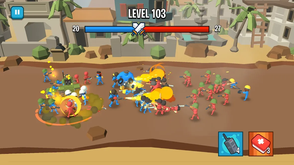Stick Army: World War Strategy [мод: режим бога] Screenshot 5