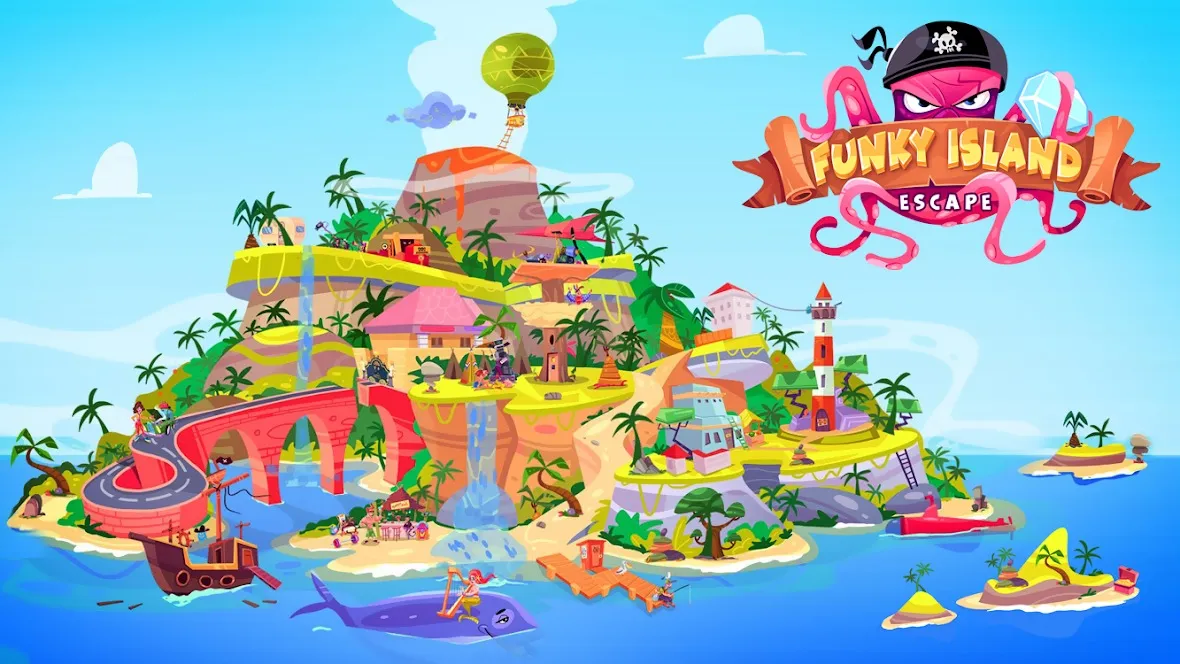 Escape Funky Island [мод: всё открыто] Screenshot 1