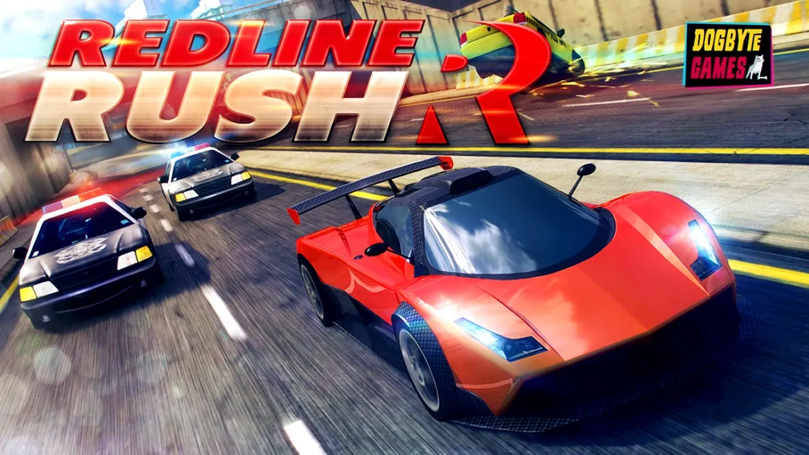 Redline Rush: Police Chase Racing [мод: много денег] Screenshot 1
