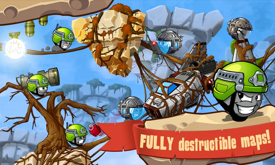 Warlings: Армагеддон v3.9.2 APK Мод (Много денег) Screenshot 1