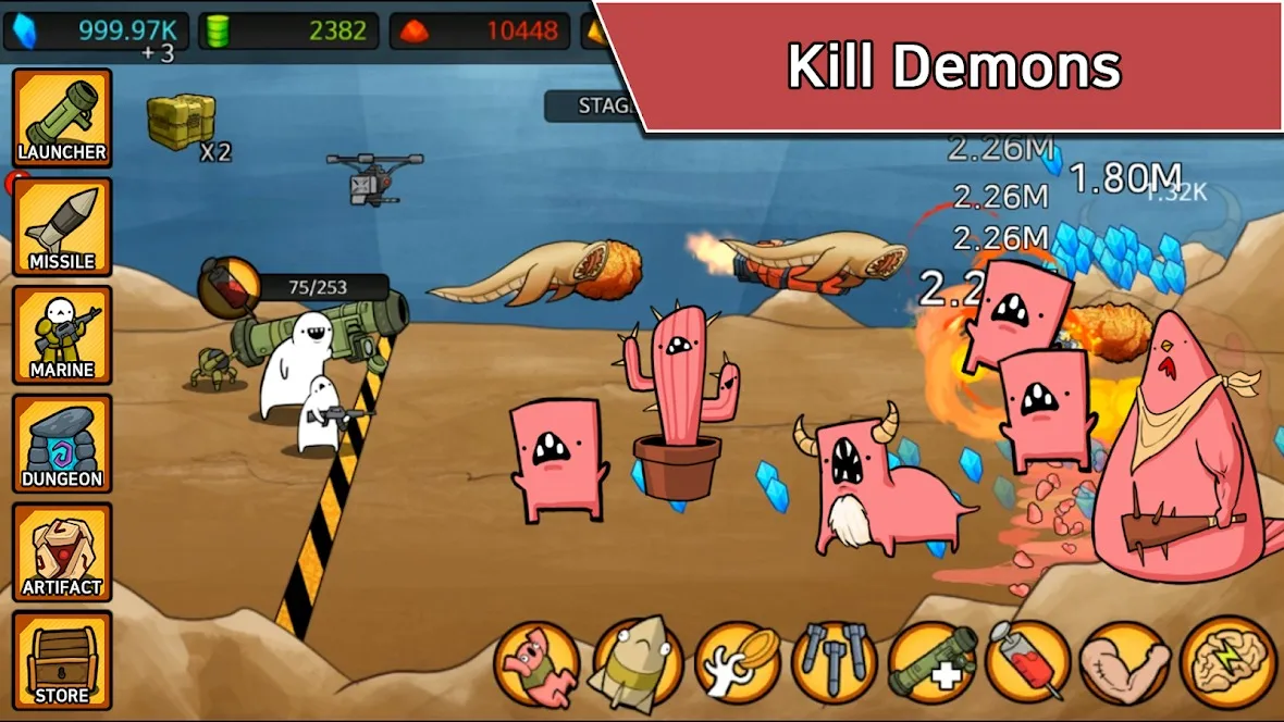 [VIP] Missile Dude RPG : idle [мод: много денег] Screenshot 3