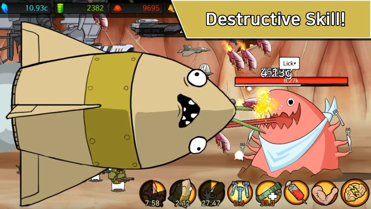 [VIP] Missile Dude RPG : idle [мод: много денег] Screenshot 4