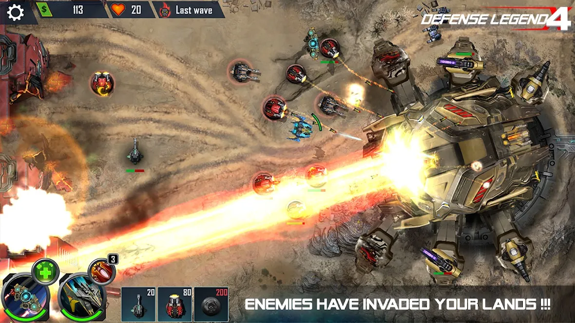 Defense Legend 4: Sci-Fi TD [мод: меню] Screenshot 1