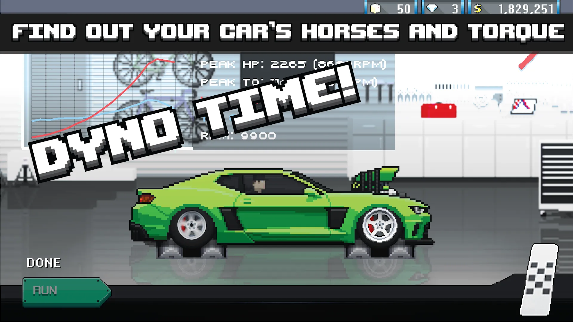 Pixel Car Racer [мод: много денег] Screenshot 3