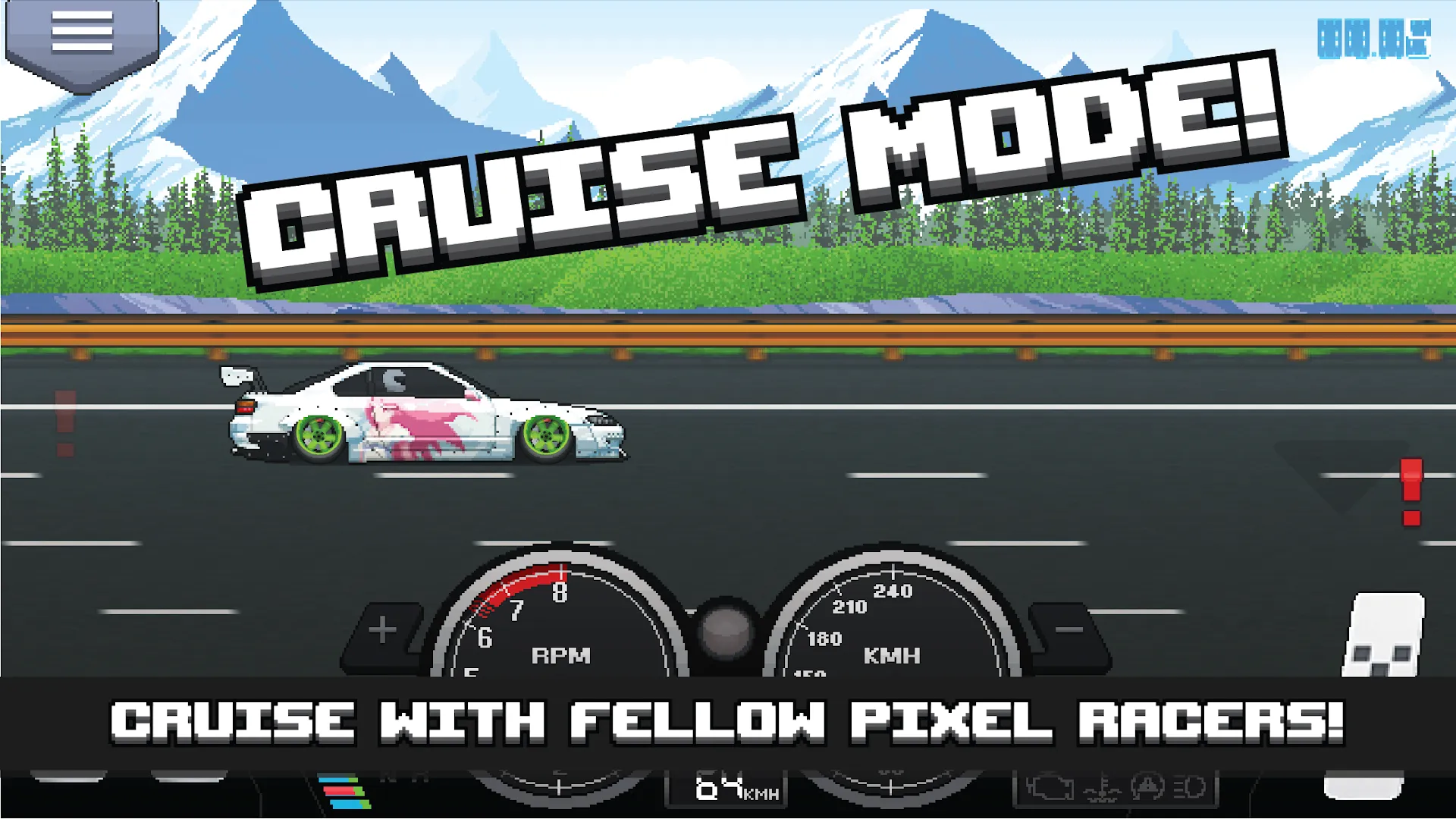Pixel Car Racer [мод: много денег] Screenshot 4