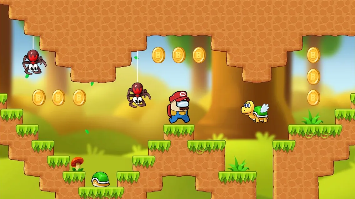Super Bobby's World Run Game [мод: всё открыто] Screenshot 1