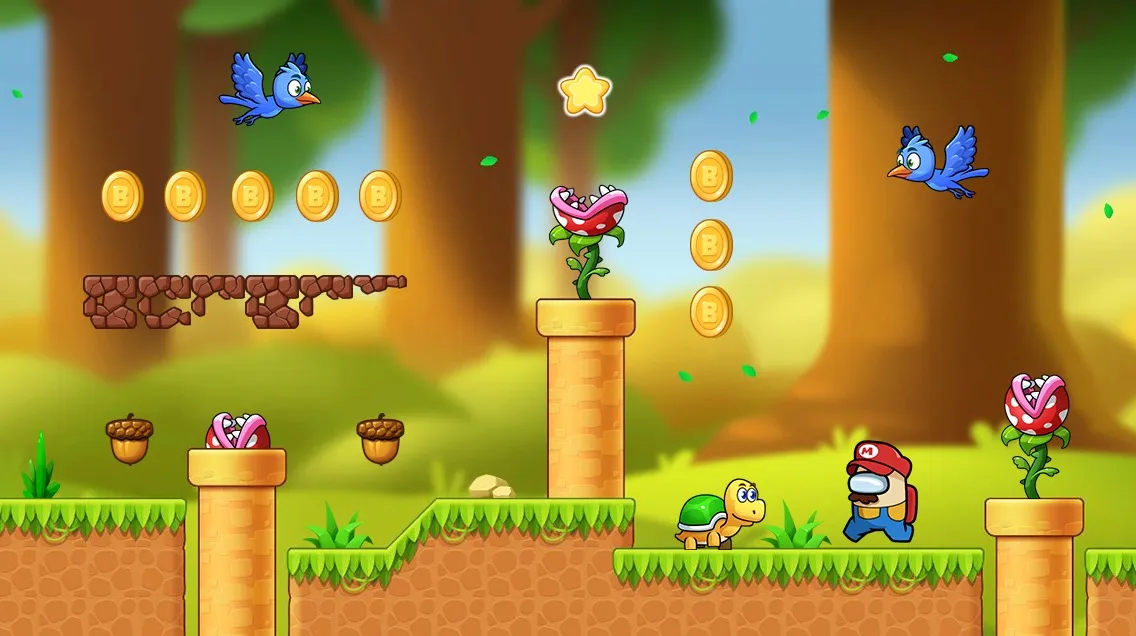 Super Bobby's World Run Game [мод: всё открыто] Screenshot 4