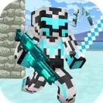 Скачать Королевская битва роботов [мод: режим бога] на Андроид