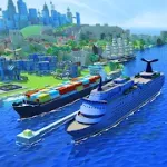 Скачать Sea Port: Стратегия с флотом [мод: много денег] на Андроид