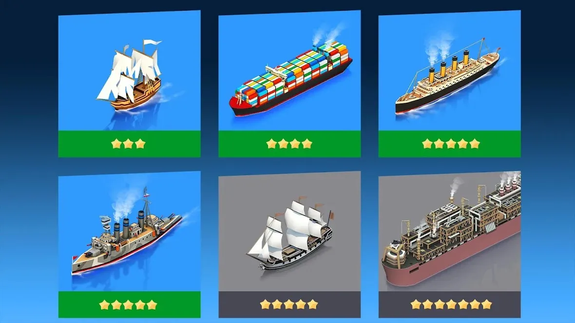 Sea Port: Стратегия с флотом [мод: много денег] Screenshot 4