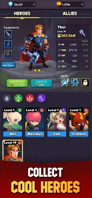 Kingdom Raid: RPG Defense [мод: много денег] Screenshot 2