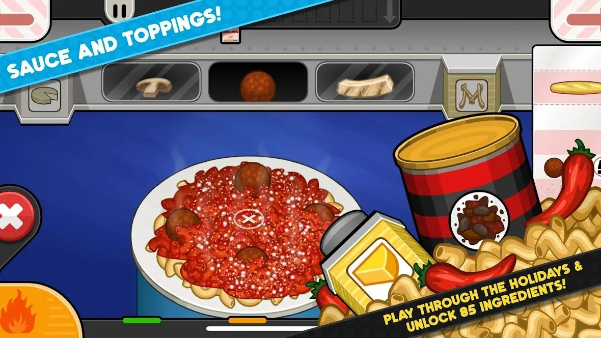 Papa's Pastaria To Go! [мод: много денег] Screenshot 4