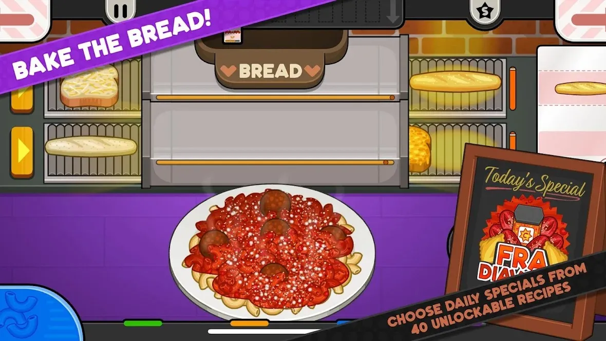 Papa's Pastaria To Go! [мод: много денег] Screenshot 5
