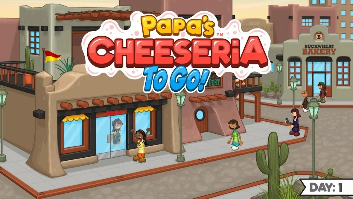Papa's Cheeseria To Go! [мод: много денег] Screenshot 1