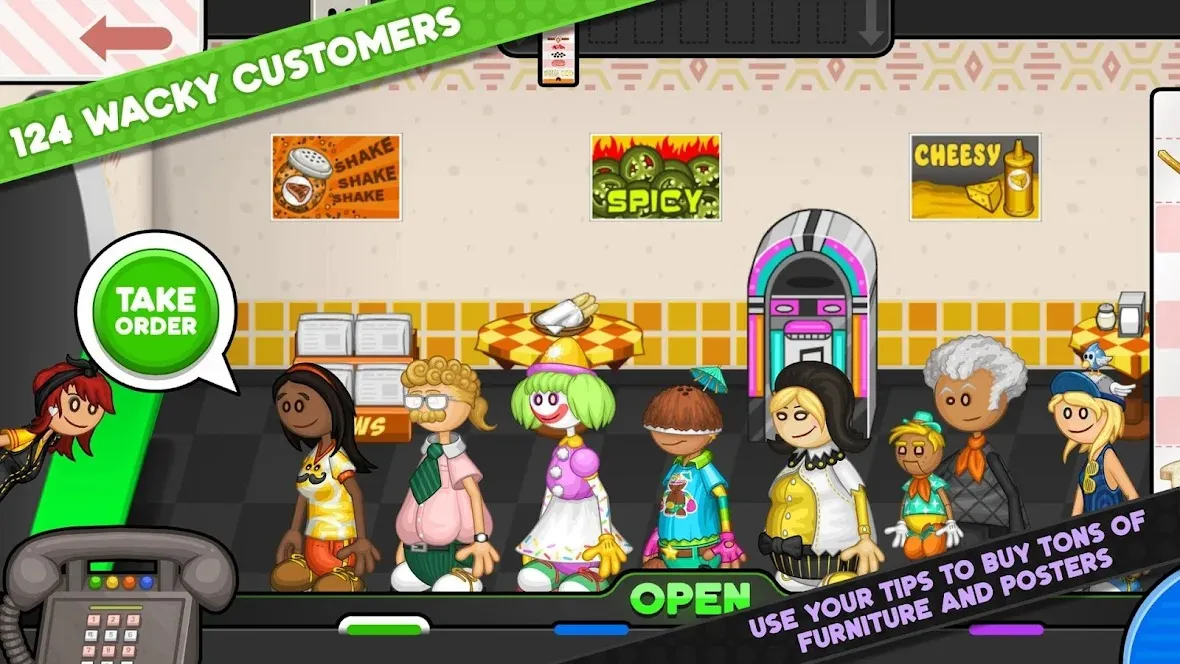 Papa's Cheeseria To Go! [мод: много денег] Screenshot 2