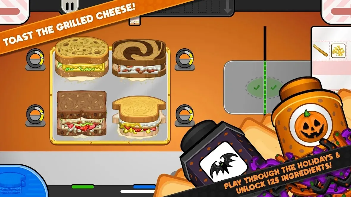 Papa's Cheeseria To Go! [мод: много денег] Screenshot 4