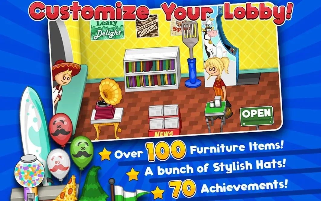 Papa's Burgeria HD [мод: полная версия] Screenshot 5
