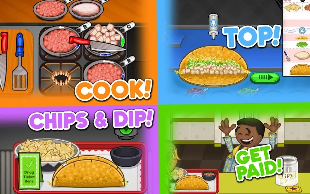 Papa's Taco Mia HD [мод: полная версия] Screenshot 2
