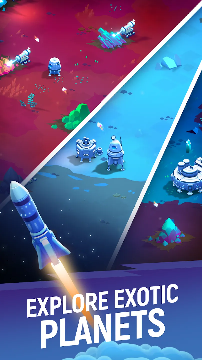 ExoMiner: Idle Miner Adventure v1.3.31 APK Мод (Бесплатные покупки) Screenshot 2 ExoMiner: Idle Miner Adventure v1.3.31 APK Мод (Бесплатные покупки) Screenshot 2