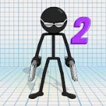 Скачать Gun Fu: Stickman 2 [мод: много денег] на Андроид