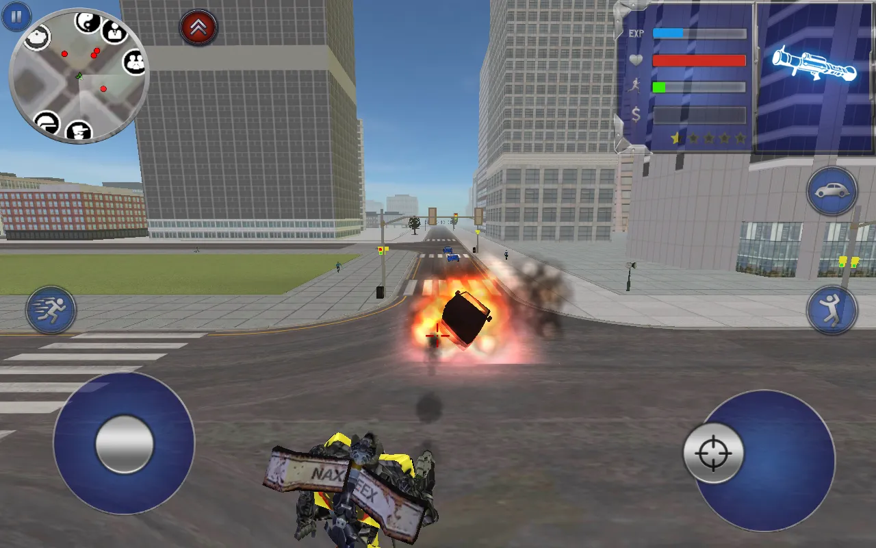 Pickup Truck Robot v1.8.4 APK Мод (Много очков навыков) Screenshot 3