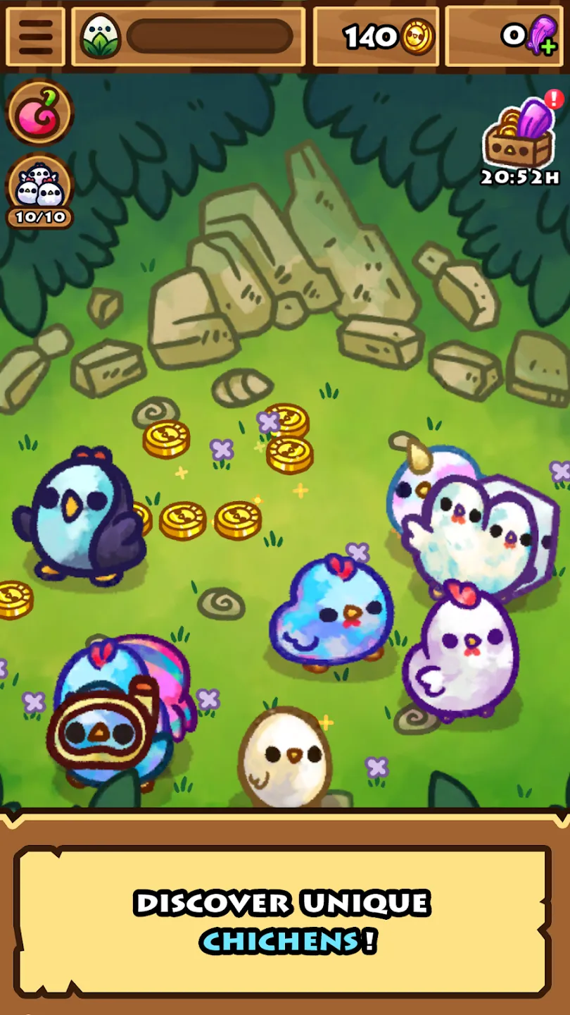Chichens v2.1 APK Мод (Бесплатные покупки) Screenshot 2