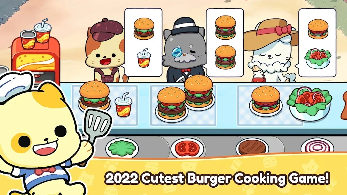Котобургерная v0.6.8 APK Мод (Много денег) Screenshot 1