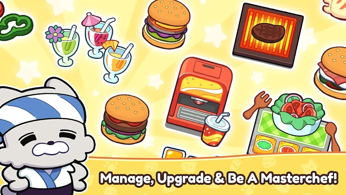 Котобургерная v0.6.8 APK Мод (Много денег) Screenshot 4