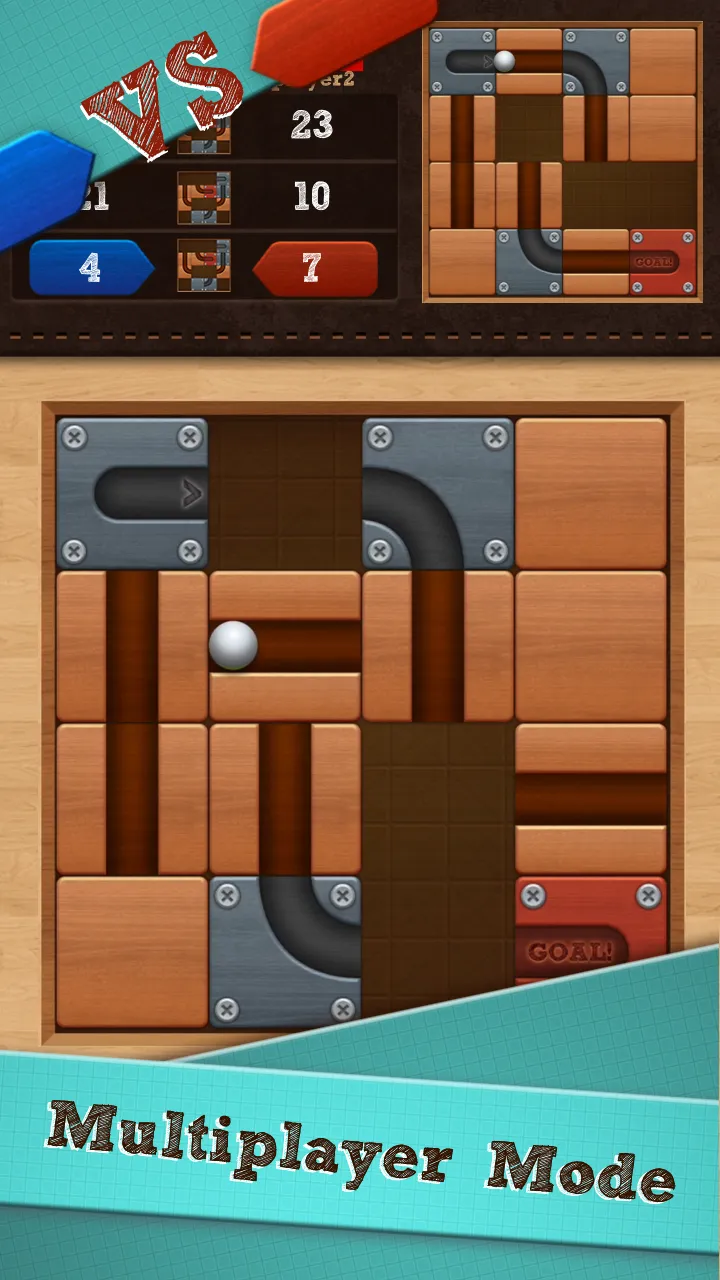 Roll the Ball: Slide Puzzle [мод: много подсказок] Screenshot 4